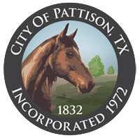 Logo for City of Pattison, TX